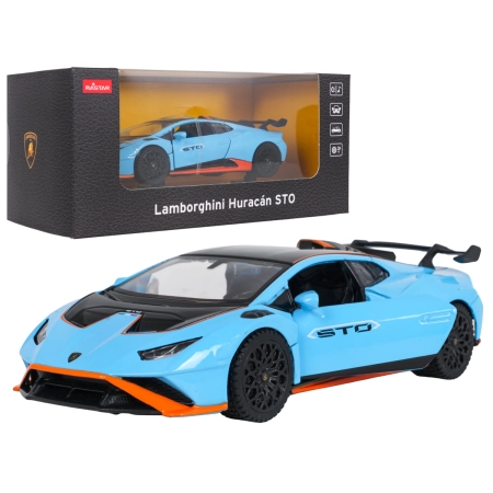 Autko Metalowe 1:32 Lamborghini Huracan STO Niebieski RASTAR