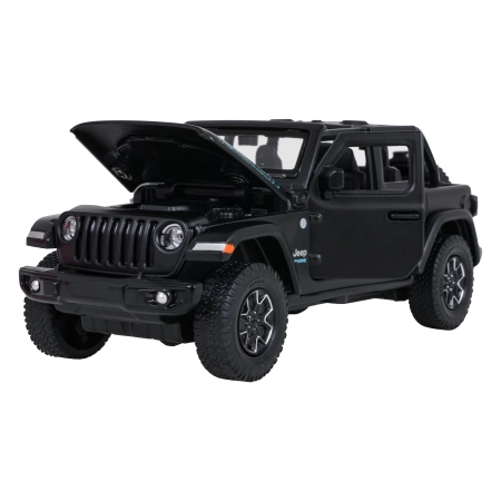 Autko Metalowe 1:32 Jeep Wrangler Rubicon Czarny RASTAR
