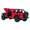 Autko Metalowe 1:32 Jeep Wrangler Rubicon Czerwone RASTAR