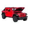 Autko Metalowe 1:32 Jeep Wrangler Rubicon Czerwone RASTAR