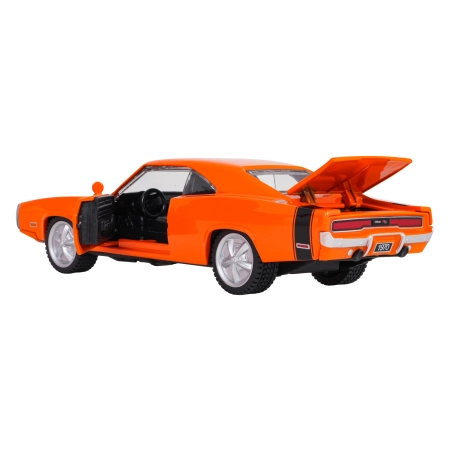 Autko Metalowe 1:36 1970 Dodge Charger R/T Pomarańczowy RASTAR