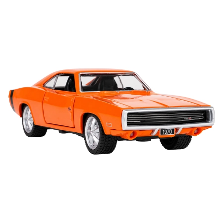 Autko Metalowe 1:36 1970 Dodge Charger R/T Pomarańczowy RASTAR