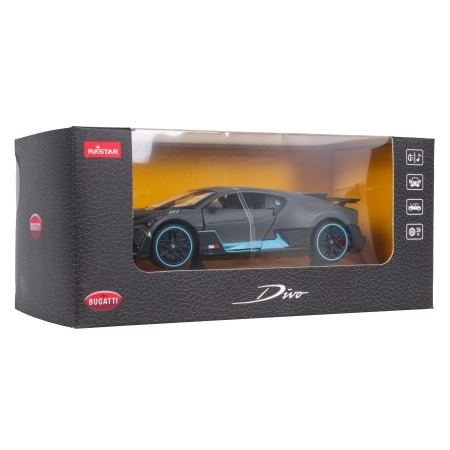 Autko Metalowe 1:32 Bugatti Divo Szary RASTAR