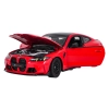 Autko Metalowe 1:24 BMW M4 CS Czerwony RASTAR