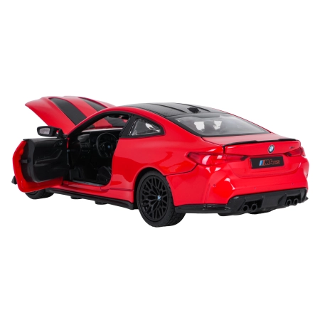 Autko Metalowe 1:24 BMW M4 CS Czerwony RASTAR