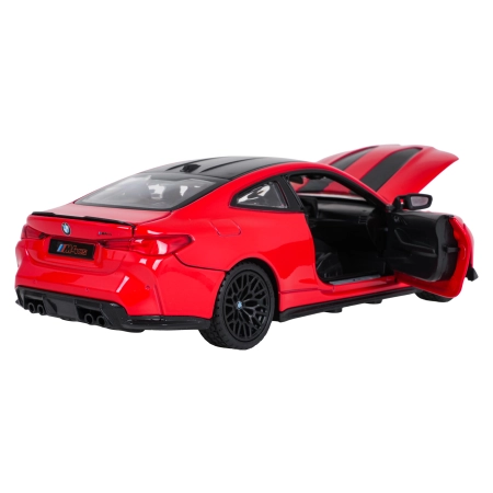 Autko Metalowe 1:24 BMW M4 CS Czerwony RASTAR