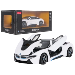 Autko Metalowe 1:24 BMW i8 Biały RASTAR