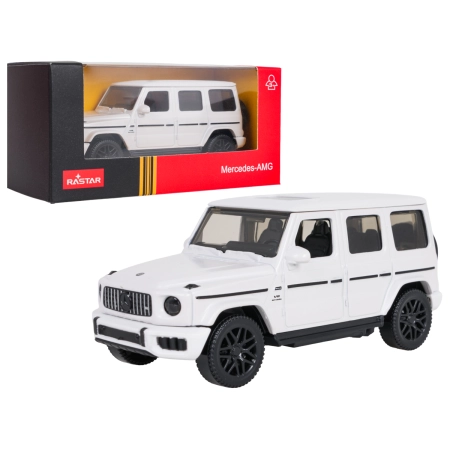 Autko Metalowe 1:43 Mercedes AMG G63 Biały RASTAR