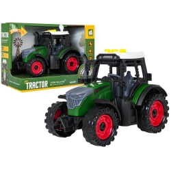 Traktor z Funkcją Świateł i Dźwięku Ciemno Zielony