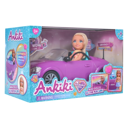 Lalka Ankiki i Auto + Akcesoria