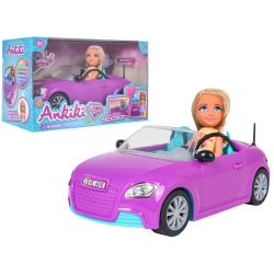 Lalka Ankiki i Auto + Akcesoria