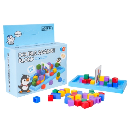 Gra Zręcznościowa MINI Kształty + Karty Edycja Pingwinek