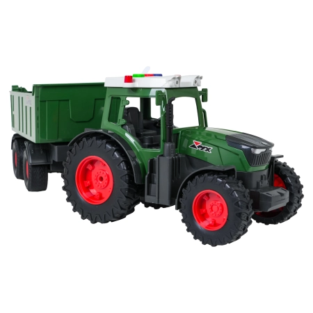 Traktor z Naczepą z Funkcją Świateł i Dźwięku