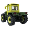 Traktor Zielony 1:24 z Pilotem Mercedes Benz + Przyczepa na Drewno z Dźwigiem